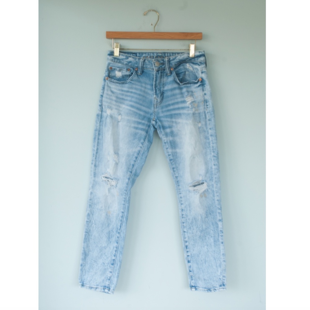 American Eagle Airflex+ Skinny Distressed Jeans - Picture 3 of 11